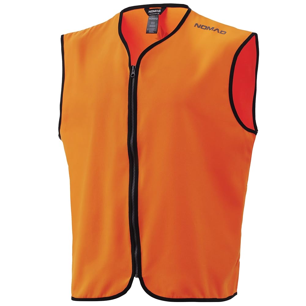 Nomad Men's Blaze Orange Zip up Hunting Vest, Small-Medium